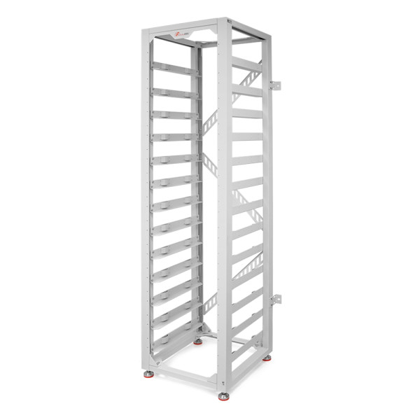 Стойка для монтажу обладнання FelicityESS FLH48100R13G1, 560x590x2077.5 мм, на 13 елементів, ідеальна для організації робочого простору Стойка для монтажу обладнання FelicityESS FLH48100R13G1, 560x590x2077.5 мм, на 13 елементів, ідеальна для організації робочого простору