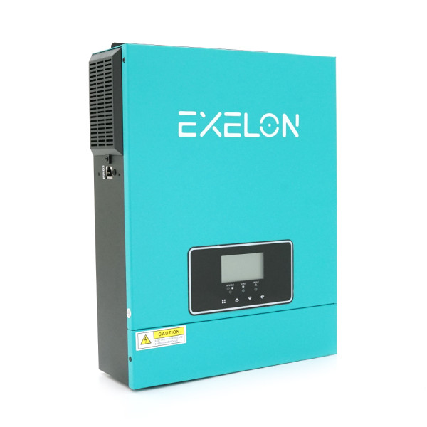 Інвертор Exelon EXS-3000/24, 3200VA, 24V, для автономного електропостачання та резервного живлення, MPPT, 357x273x95mm, 4.8 kg