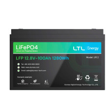 Акумуляторна батарея LiFePO4, 12.8V/100Аh (1,28kWh) Акумуляторна батарея LiFePO4, 12.8V/100Аh (1,28kWh)