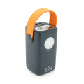 Power Bank Remax RPP-100 60000mAh, PD 100W+QC 22.5W, Blue LCD, 1.46kg Power Bank Remax RPP-100 60000mAh, PD 100W+QC 22.5W, Blue LCD, 1.46kg