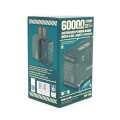 Повербанк Power Bank 60000mAh Remax RPP-609 с PD 20W и QC 22.5W для быстрой зарядки мобильных устройств серый 1.275kg Повербанк Power Bank 60000mAh Remax RPP-609 с PD 20W и QC 22.5W для быстрой зарядки мобильных устройств серый 1.275kg