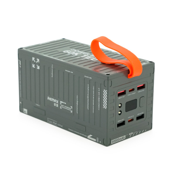 Повербанк Power Bank 60000mAh Remax RPP-609 с PD 20W и QC 22.5W для быстрой зарядки мобильных устройств серый 1.275kg Повербанк Power Bank 60000mAh Remax RPP-609 с PD 20W и QC 22.5W для быстрой зарядки мобильных устройств серый 1.275kg