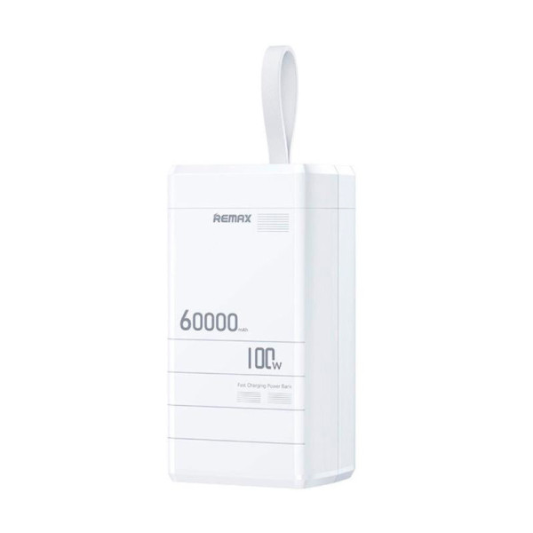 Портативное зарядное устройство Power Bank 60000mAh RPP-650 с PD 100W и QC 22.5W для зарядки смартфонов, планшетов и ноутбуков белый 1.46kg Портативное зарядное устройство Power Bank 60000mAh RPP-650 с PD 100W и QC 22.5W для зарядки смартфонов, планшетов и ноутбуков белый 1.46kg