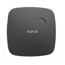 Сповіщувач диму Ajax FireProtect (black) з температурним сенсором для охоронної системи, бездротовий, діапазон 1300 м, гучність 85 дБ, чорний
