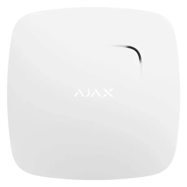 Сповіщувач диму Ajax FireProtect (8EU) UA white бездротовий для виявлення задимлення з сиреною та захистом від підробки для використання всередині приміщень Сповіщувач диму Ajax FireProtect (8EU) UA white бездротовий для виявлення задимлення з сиреною та захистом від підробки для використання всередині приміщень