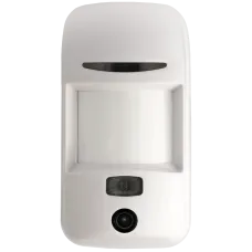 Бездротовий датчик руху U-Prox PIR Cam White з фотофіксацією для охоронних систем з дальністю спрацювання 12 м та нічним освітленням до 8 м