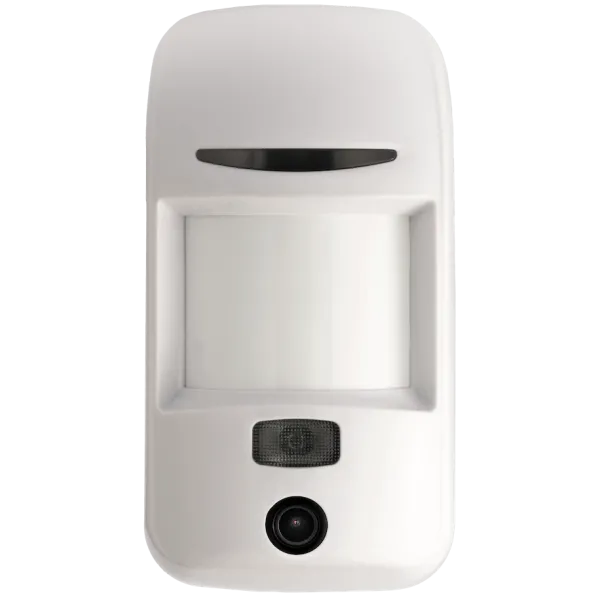 Бездротовий датчик руху U-Prox PIR Cam White з фотофіксацією для охоронних систем з дальністю спрацювання 12 м та нічним освітленням до 8 м Бездротовий датчик руху U-Prox PIR Cam White з фотофіксацією для охоронних систем з дальністю спрацювання 12 м та нічним освітленням до 8 м
