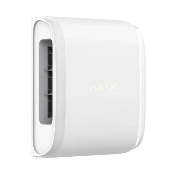 Сповіщувач руху Ajax DualCurtain Outdoor White для охоронної системи з ІЧ-сенсорами, дальністю виявлення до 15 м, сумісний з Hub Plus, Hub 2, Hub 2 Plus, ReX Сповіщувач руху Ajax DualCurtain Outdoor White для охоронної системи з ІЧ-сенсорами, дальністю виявлення до 15 м, сумісний з Hub Plus, Hub 2, Hub 2 Plus, ReX