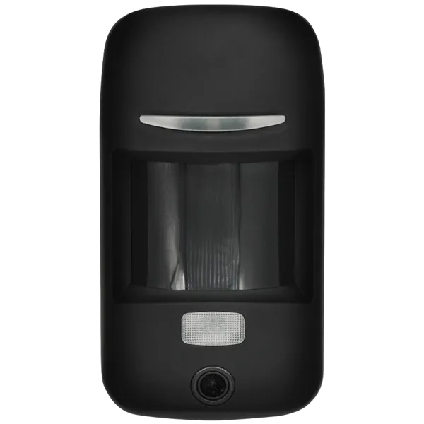 Бездротовий датчик руху з фотофіксацією PIR Cam Black для охоронної системи з дальністю спрацювання 12 м та кутом огляду 88° Бездротовий датчик руху з фотофіксацією PIR Cam Black для охоронної системи з дальністю спрацювання 12 м та кутом огляду 88°