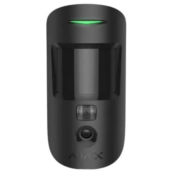 Датчик руху Ajax MotionCam HDR (PhOD) Jeweller black з камерою бездротовий для охоронної системи з автоматичним фото при тривозі та налаштуванням чутливості Датчик руху Ajax MotionCam HDR (PhOD) Jeweller black з камерою бездротовий для охоронної системи з автоматичним фото при тривозі та налаштуванням чутливості