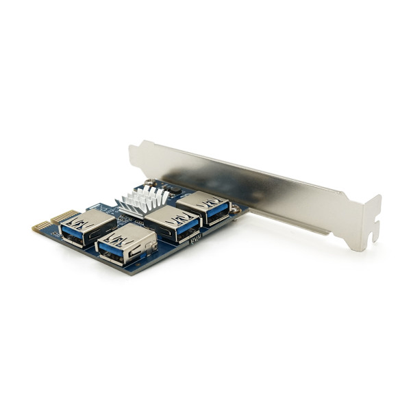 Контролер PCI-Е => USB 3.0, 4 порта, 5Gbps, OEM Контролер PCI-Е => USB 3.0, 4 порта, 5Gbps, OEM