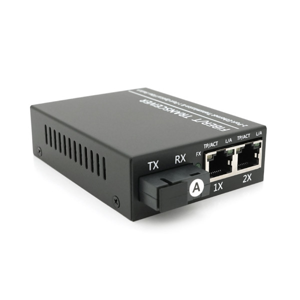 Медіаконвертор 2xRJ45 100Мбіт/с + SC порт ONV-0110S-SCX-S2-A для оптоволоконних з'єднань на відстань до 20 км Медіаконвертор 2xRJ45 100Мбіт/с + SC порт ONV-0110S-SCX-S2-A для оптоволоконних з'єднань на відстань до 20 км
