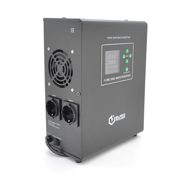 ДБЖ з правильною синусоїдою Europower EPWM-MPS-1500/24 1050 Вт для котлів серверів і відеоспостереження під зовнішню АКБ 24В AGM GEL LFP настінний ДБЖ з правильною синусоїдою Europower EPWM-MPS-1500/24 1050 Вт для котлів серверів і відеоспостереження під зовнішню АКБ 24В AGM GEL LFP настінний