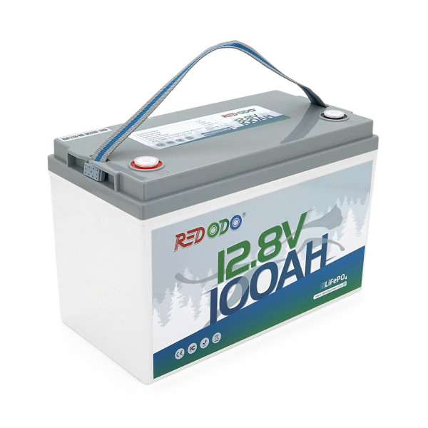Акумуляторна батарея LiFePO4 12.8V 100Ah BMS 100A для автономних систем живлення, сонячних установок, кемперів та електромобілів 1280Wh IP65 Акумуляторна батарея LiFePO4 12.8V 100Ah BMS 100A для автономних систем живлення, сонячних установок, кемперів та електромобілів 1280Wh IP65