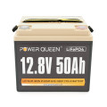 Аккумуляторная батарея LiFePO4 Power Queen 12.8V 50Ah 640Wh для солнечных систем, кемперов и резервного питания Аккумуляторная батарея LiFePO4 Power Queen 12.8V 50Ah 640Wh для солнечных систем, кемперов и резервного питания
