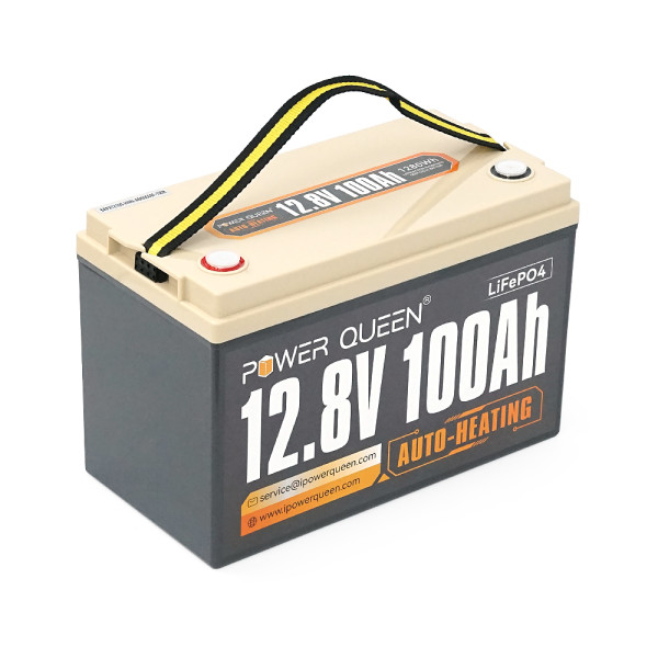 Акумуляторна батарея LiFePO4 Power Queen 12.8V 100Ah H190 для сонячних станцій, кемперів та систем резервного живлення 1280Wh BMS 100A Акумуляторна батарея LiFePO4 Power Queen 12.8V 100Ah H190 для сонячних станцій, кемперів та систем резервного живлення 1280Wh BMS 100A
