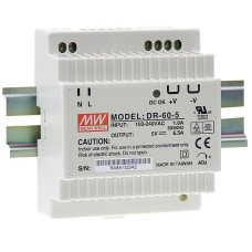 Джерело живлення Mean Well HDR-60-12 60Вт, 12В, 5А на Din-рейку