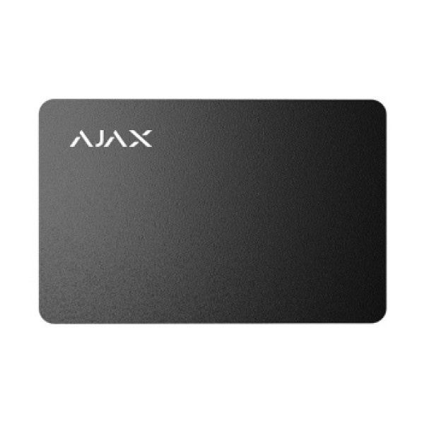 Безконтактна картка для контролю доступу Ajax Pass black (10шт) з підтримкою KeyPad Plus, DESFire, до 13 хабів, розмір 86 × 54 × 0.8 мм Безконтактна картка для контролю доступу Ajax Pass black (10шт) з підтримкою KeyPad Plus, DESFire, до 13 хабів, розмір 86 × 54 × 0.8 мм