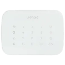 Бездротова сенсорна клавіатура для чотирьох груп U-Prox Keypad G4 White