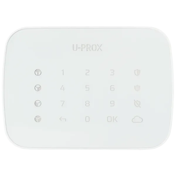 Бездротова сенсорна клавіатура для чотирьох груп U-Prox Keypad G4 White Бездротова сенсорна клавіатура для чотирьох груп U-Prox Keypad G4 White