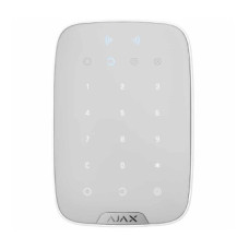 Бездротова клавіатура Ajax Keypad Plus white для охоронної системи з сумісністю Hub Plus, Hub 2, Hub 2 Plus, ReX, захистом від підбору та глушіння