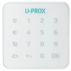 Клавіатура для охоронної системи U-Prox Keypad G1 з підсвічуванням кнопок, ергономічним дизайном та безконтактним управлінням