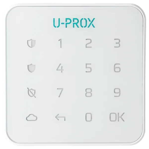 Клавиатура для охранной системы U-Prox Keypad G1 с подсветкой и сенсорной поверхностью, миниатюрный эргономичный дизайн, дальность до 4800 м, работа в температурном диапазоне от -20°C до +65°C Клавиатура для охранной системы U-Prox Keypad G1 с подсветкой и сенсорной поверхностью, миниатюрный эргономичный дизайн, дальность до 4800 м, работа в температурном диапазоне от -20°C до +65°C