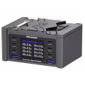Зарядная станция с цифровой индикацией MECHANIC V-Power 8 Ultra, 2*QC3.0-5В3А,9В2А, 6*PD3.1-(5В/9В/12В/15В)3А,20В2,25A, 220В/160Вт. 114*60*84мм