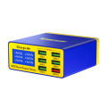 Зарядна станція iCharge 6M з цифровою індикацією, 6xUSB-A (1xQC3.0 15W), 40W 220V для одночасної зарядки смартфонів і планшетів