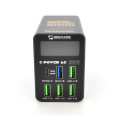 Зарядная станция C-Power 6C с цифровой индикацией 6 портов USB QC3.0 и PD3.1 50Вт для одновременной зарядки смартфонов и планшетов Зарядная станция C-Power 6C с цифровой индикацией 6 портов USB QC3.0 и PD3.1 50Вт для одновременной зарядки смартфонов и планшетов