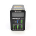 Зарядная станция C-Power 6C с цифровой индикацией 6 портов USB QC3.0 и PD3.1 50Вт для одновременной зарядки смартфонов и планшетов