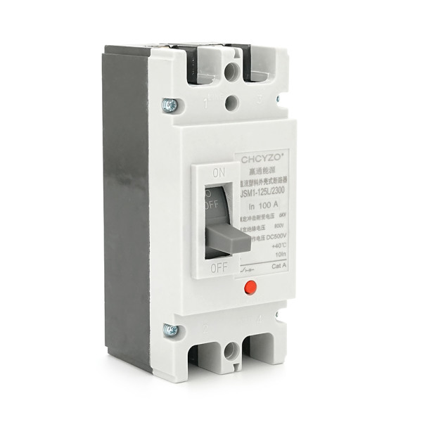 Двополюсний автомат постоянного тока CHCYZO JSM1-125L/2300, 100A, DC500-800V, 6kA Двополюсний автомат постоянного тока CHCYZO JSM1-125L/2300, 100A, DC500-800V, 6kA