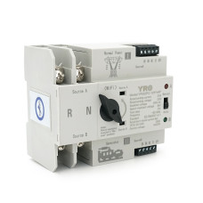 Автомат введення резерву (АВР) двополюсний YRQ2PC-125 Wifi ATS, 2P 125A 220V, E-Welink App на DIN-рейку для генераторів Автомат введення резерву (АВР) двополюсний YRQ2PC-125 Wifi ATS, 2P 125A 220V, E-Welink App на DIN-рейку для генераторів