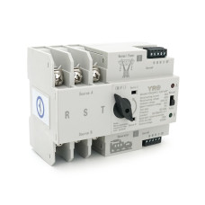 Автомат введення резерву (АВР) триполюсний YRQ2PC-125 Wifi ATS, 3P 125A 400V, E-Welink App на DIN-рейку для генераторів Автомат введення резерву (АВР) триполюсний YRQ2PC-125 Wifi ATS, 3P 125A 400V, E-Welink App на DIN-рейку для генераторів