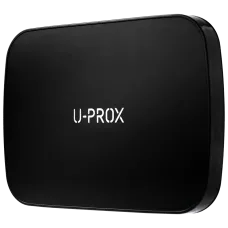 Ретранслятор радіосигналу U-Prox Extender Black для автоматичної маршрутизації з детектуванням саботажу та живленням 12В для бездротових пристроїв
