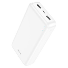 Павербанк Power Bank J100A 20000mAh USB Type-C 2A білий 0.400kg для заряджання смартфонів та гаджетів