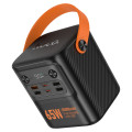 Power Bank HOCO J152 Pro 80000mAh, 4USB/2Type-C, 22.5W+65W, ліхтарик, Black, 1,380kg, Box