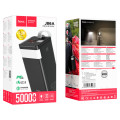 Power Bank HOCO J86A 50000mAh, 2USB+Type-C, 22.5W+PD20W, ліхтарик, Black, 0.975kg Power Bank HOCO J86A 50000mAh, 2USB+Type-C, 22.5W+PD20W, ліхтарик, Black, 0.975kg