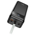 Power Bank HOCO J86B 60000mAh, 4USB+2Type-C+Lighting+micro, 22.5W+PD20W, ліхтарик, Black, 1.33kg Power Bank HOCO J86B 60000mAh, 4USB+2Type-C+Lighting+micro, 22.5W+PD20W, ліхтарик, Black, 1.33kg