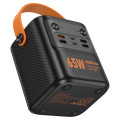 Внешний аккумулятор HOCO J152 Pro 80000mAh для зарядки смартфонов и ноутбуков, 4USB, 2 Type-C, 22.5W+65W, фонарик, черный Внешний аккумулятор HOCO J152 Pro 80000mAh для зарядки смартфонов и ноутбуков, 4USB, 2 Type-C, 22.5W+65W, фонарик, черный