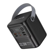 Повербанк HOCO J152 80000mAh 22.5W PD20W з LED індикатором та ліхтариком для телефону і планшета Black Box