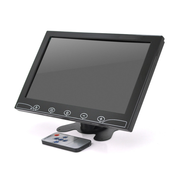 Монітор для відеоспостереження 10.1 ", AV + VGA + HDMI + RCA роз'єми, 1024 * 600ips, 12-24V, BOX Монітор для відеоспостереження 10.1 ", AV + VGA + HDMI + RCA роз'єми, 1024 * 600ips, 12-24V, BOX