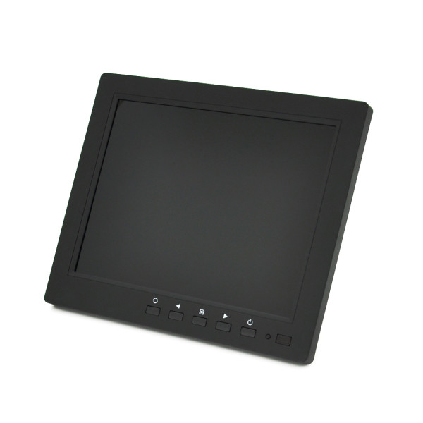 Монітор для відеоспостереження TFT 8" 1024 * 768 (HDMI + VGA + BNC + AV), кут огляду 360 °, IPS, DC: 12V / 1A, BOX Монітор для відеоспостереження TFT 8" 1024 * 768 (HDMI + VGA + BNC + AV), кут огляду 360 °, IPS, DC: 12V / 1A, BOX