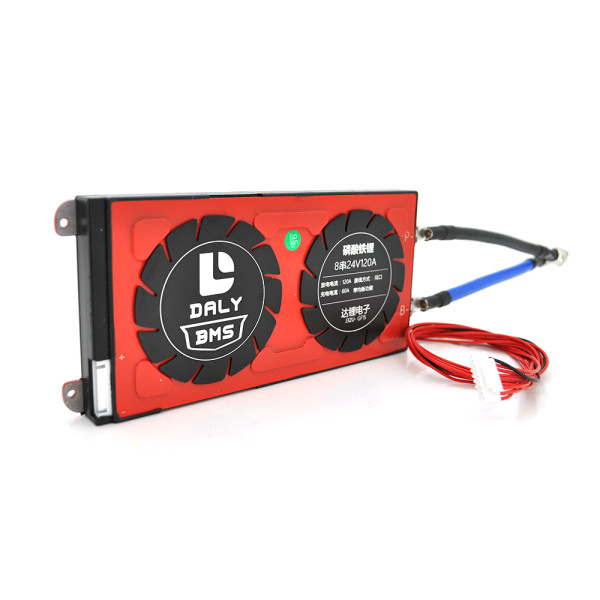 Контроллер BMS плата LiFePO4 24V 8S 120A для защиты и управления аккумуляторной батареей Контроллер BMS плата LiFePO4 24V 8S 120A для защиты и управления аккумуляторной батареей