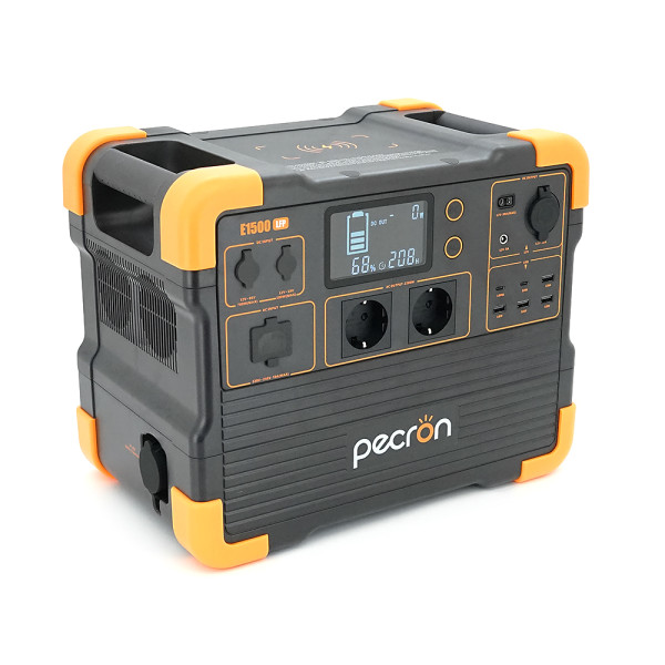 Портативна станція Pecron E1500LFP APP Control, 1536/2200Wh LiFePO4, MPPT VOC 32-95 В, DC12V-5A, XT60-12V-30A, 2хAC 220, 4xUSB-18W, 2хUSB-C(100W), wireless 15W, charge 120min, 377×237×305mm, 18.2kg Портативна станція Pecron E1500LFP APP Control, 1536/2200Wh LiFePO4, MPPT VOC 32-95 В, DC12V-5A, XT60-12V-30A, 2хAC 220, 4xUSB-18W, 2хUSB-C(100W), wireless 15W, charge 120min, 377×237×305mm, 18.2kg