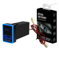 АЗУ врізне 130W-D01T03-С для зарядки устройств, PD+QC, Type-C 100W, USB 30W, LED подсветка, комплект проводов, черный, 33x22x58mm АЗУ врізне 130W-D01T03-С для зарядки устройств, PD+QC, Type-C 100W, USB 30W, LED подсветка, комплект проводов, черный, 33x22x58mm