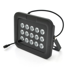 ИК-прожектор GY-IR80015. 12В, 15Вт, 15LED, IP66, 850нм, угол обзора 90°, дальность до 150 м.