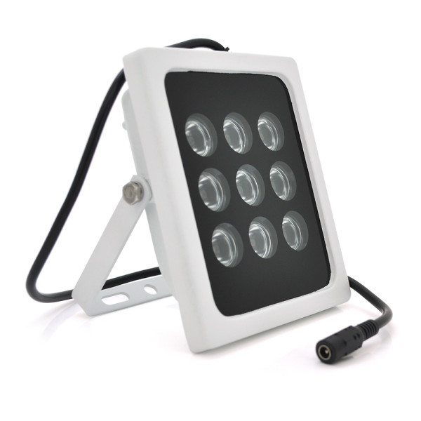 ІЧ-прожектор GY-IR009. 12V, 36W, 9LED, IP66, 850Нм, кут огляду 90 °, дальність до 120м. ІЧ-прожектор GY-IR009. 12V, 36W, 9LED, IP66, 850Нм, кут огляду 90 °, дальність до 120м.