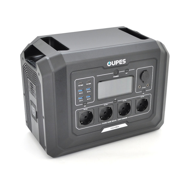 Портативный источник питания OUPES S1 LiFePO4 1024Wh 2000Вт для автономного и резервного электроснабжения оборудования Портативный источник питания OUPES S1 LiFePO4 1024Wh 2000Вт для автономного и резервного электроснабжения оборудования