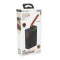 PowerBank FULLTECH PRIME 20000mAh, PD65W+22.5W, Вход: (Type-C), Выход: (USB, Type-C), индикатор заряда, 0,440 кг, Черный, Коробка PowerBank FULLTECH PRIME 20000mAh, PD65W+22.5W, Вход: (Type-C), Выход: (USB, Type-C), индикатор заряда, 0,440 кг, Черный, Коробка